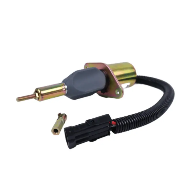 Usine Directe Solénoïde d'arrêt 24 V de remplacement 6732-82-9120 pour moteur Komatsu S6D102E-1 SA6D102E-2 Chargeuse sur pneus WA250-3MC Chariot élévateur FD80HD-8