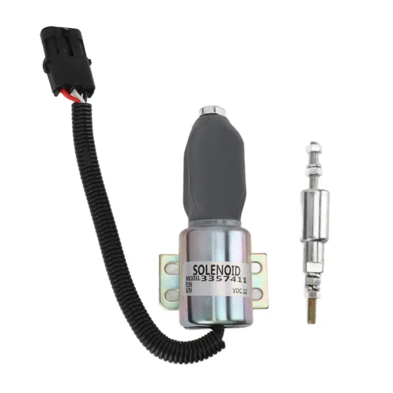 Solénoïde d'arrêt 12 V de rechange 3357411 3355427 961000780034 pour Cummins 6CT 6CT8.3 Prix Choc