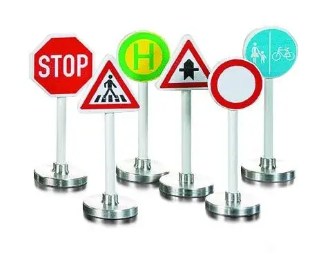 6 Signaux routiers modèles Meilleure Vente