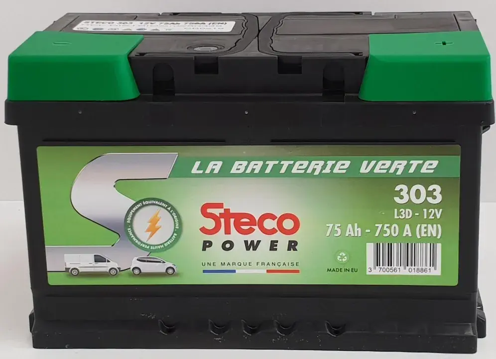 Batterie automobile Steco 303 75 Ah Promotion Saisonnière
