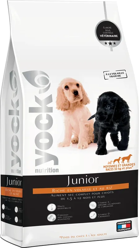 Pas Cher Croquettes pour chiot moyen/grand Nutrition Junior 4kg