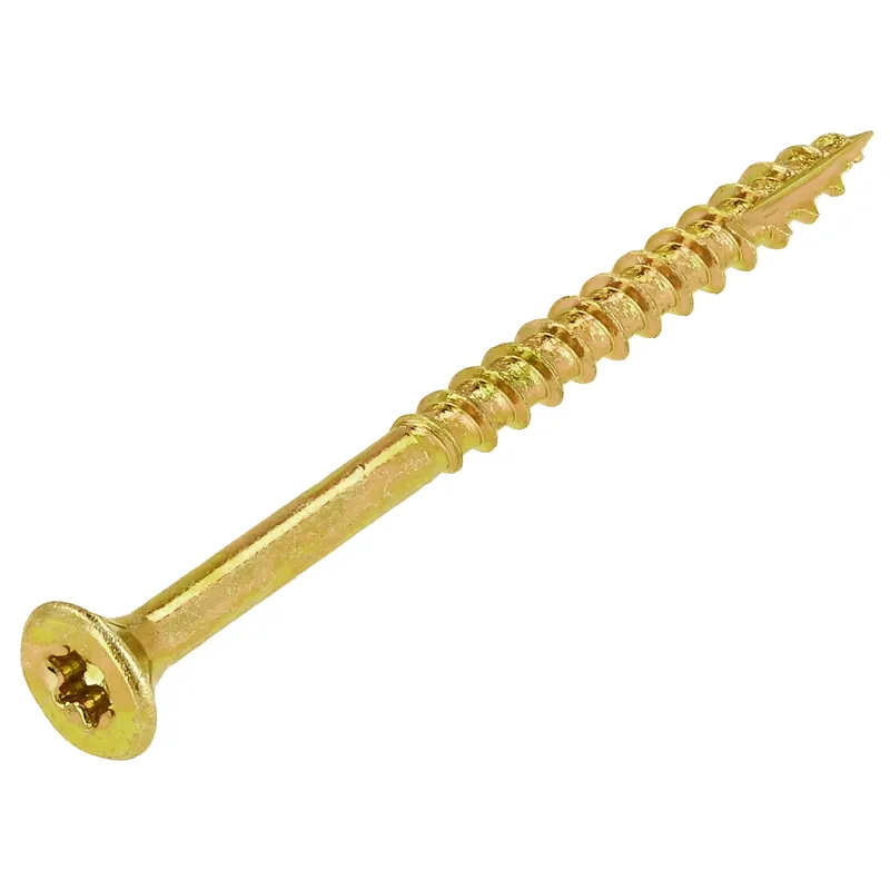 Vis bois Ø3xL40mm passivée jaune T10 x150 pcs Certifié