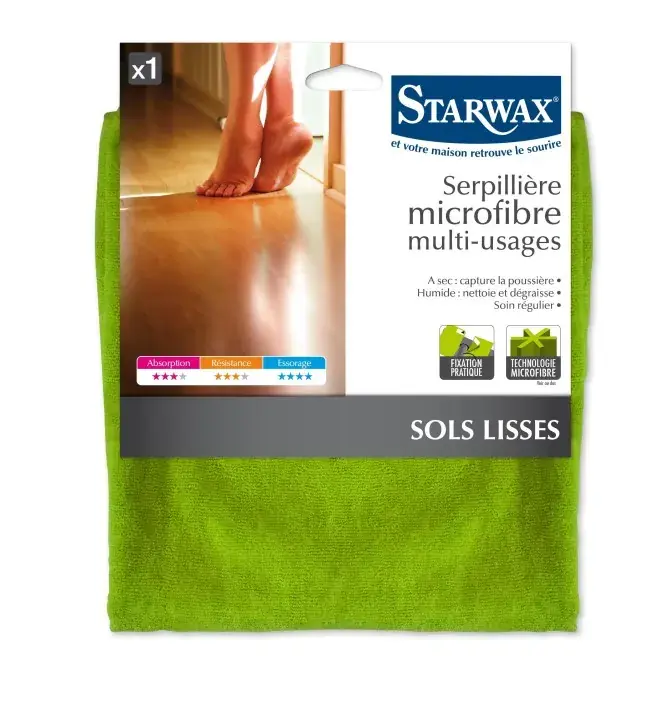Produit De Marque Serpillière microfibre multi-usages STARWAX