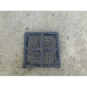 Solde Grille plate fonte C250 avec cadre 40×40