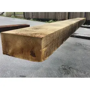 Nouveauté Traverse neuve chêne bois non imprégnée 260x20x10 cm