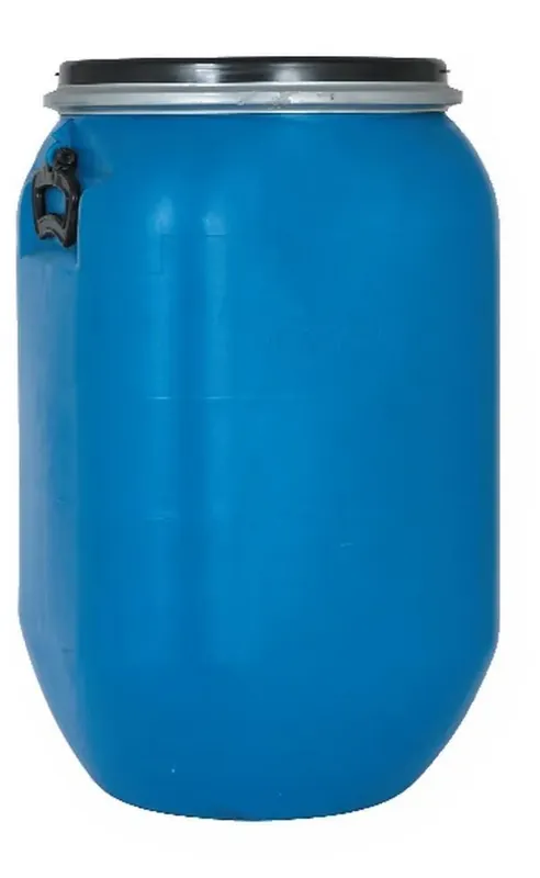 Réduction Fût en plastique bleu 150 kg