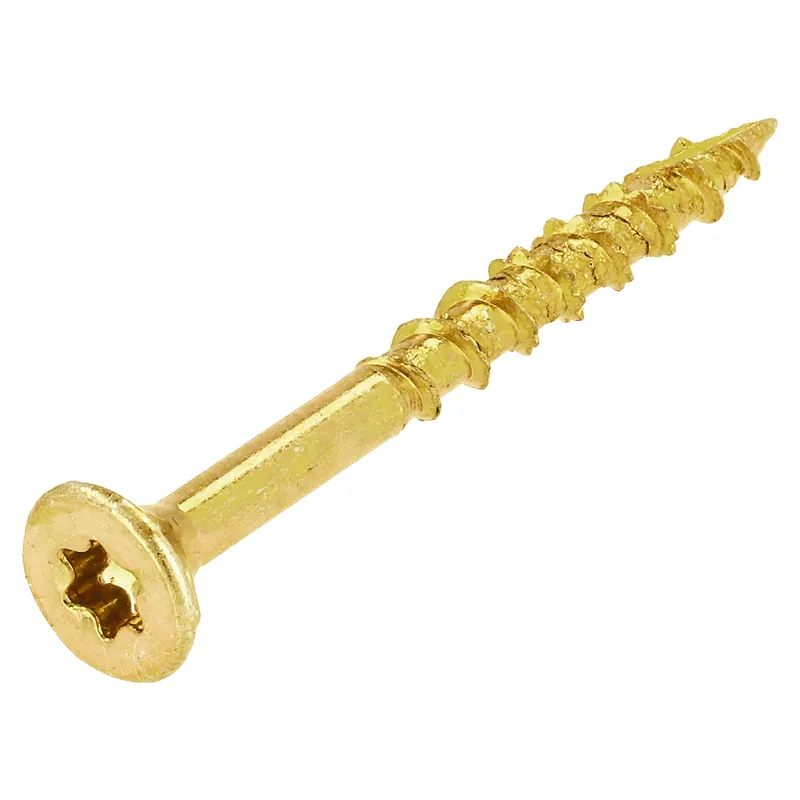 Vis bois Ø4.5xL40mm passivée jaune T20 x500 pcs Top Vente