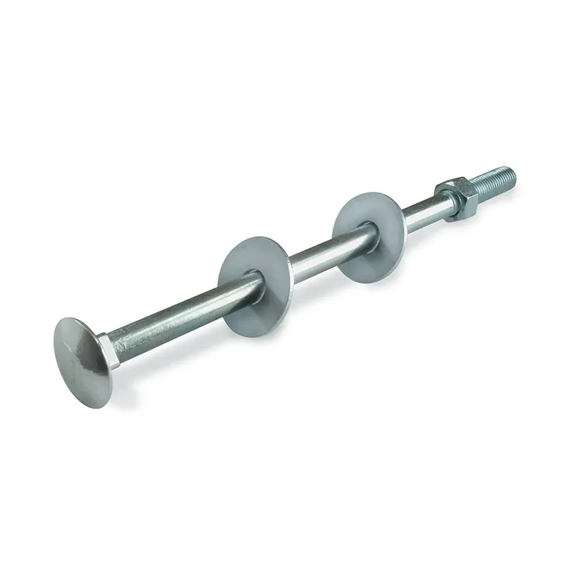 Vis métal TRCC, Écrou, Rondelle Acier zingué Ø12xL200mm Prix Choc