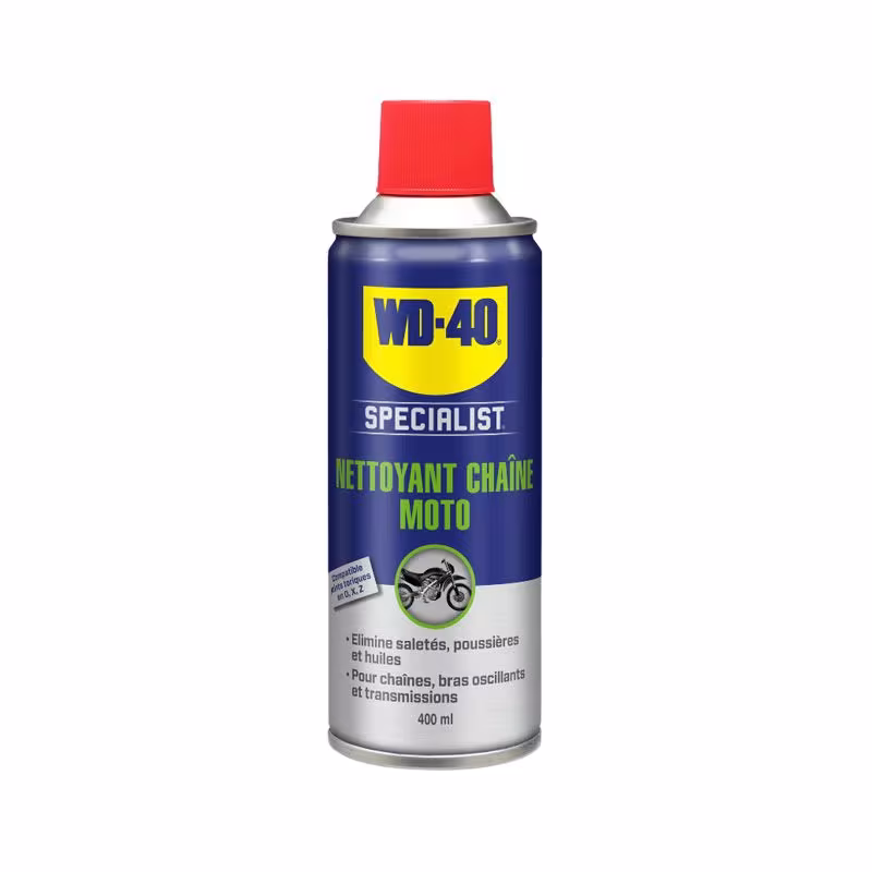 WD-40 Nettoyant chaîne moto 400 ml Vente Flash