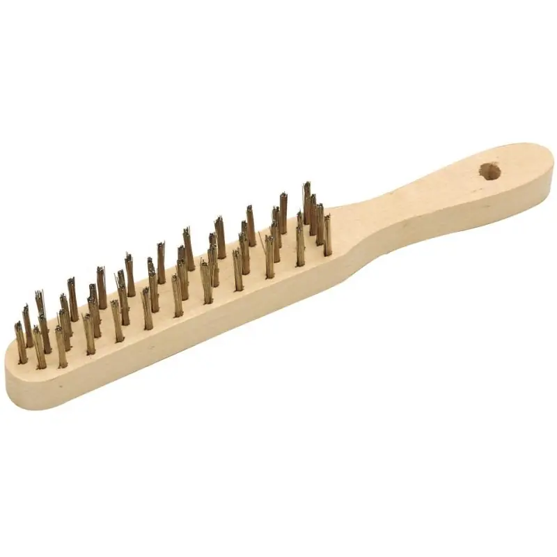 BROSSE METALLIQUE A MANCHE 30 cm Nouvel Arrivage