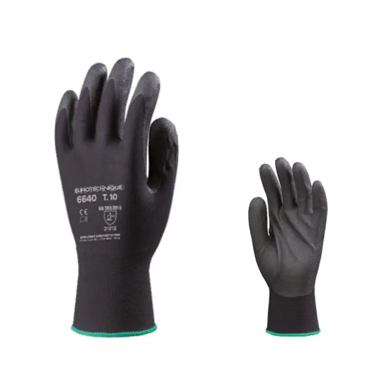GANTS DE MANUTENTION ET DE PRÉCISION ENDUITS MOUSSE NOIR Livraison Express
