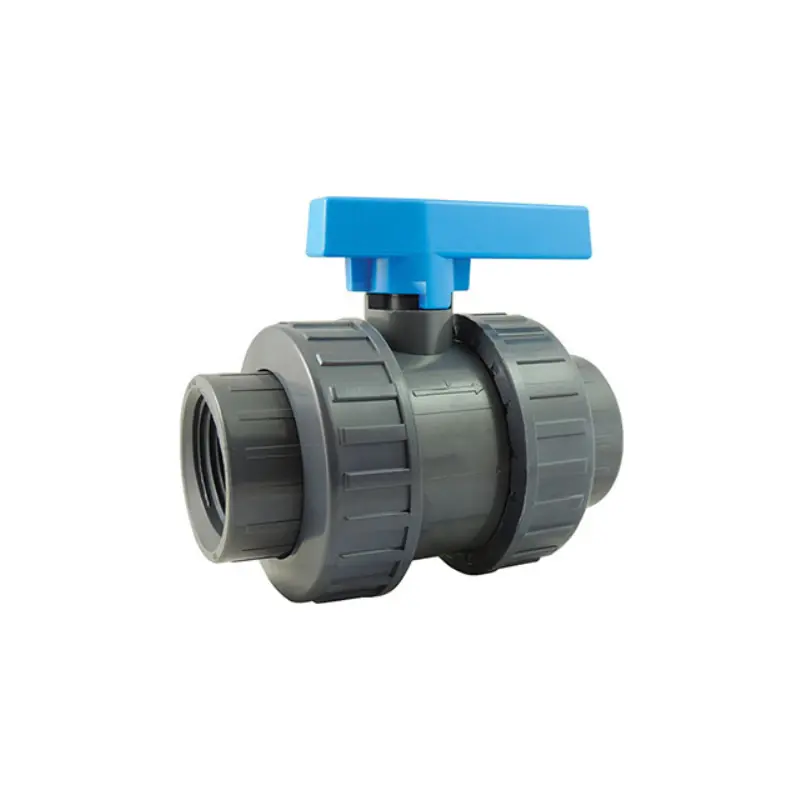 Achat Immédiat Vanne à sphère PVC double union FF à visser 1"1/4