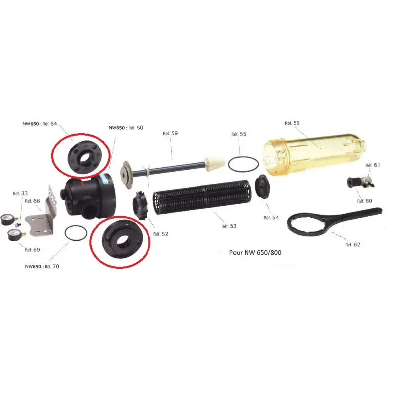 Acheter En Ligne Joint plat pour brides pour NW650 – CINTROPUR
