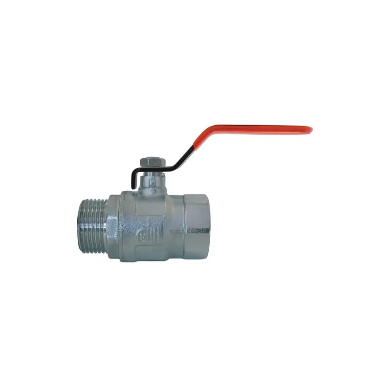 Vanne à sphère advance poignée rouge – 221 mâle-femelle 1" Remise