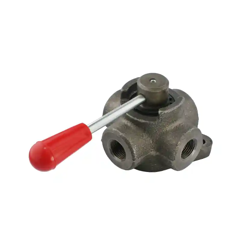 Authentique Valve hydraulique manuelle à ouverture centrale 4/3 BSP 3/8" 35l/min 250bar