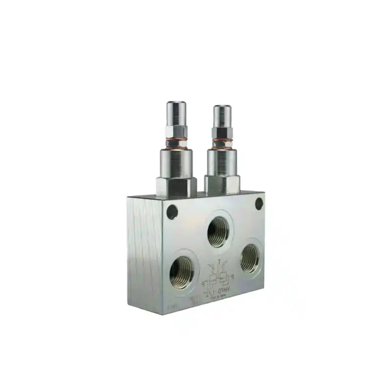 Retour Gratuit Valve de dérivation hydraulique doublement réglable VMPD 1/2" 70l/min 50-250bar