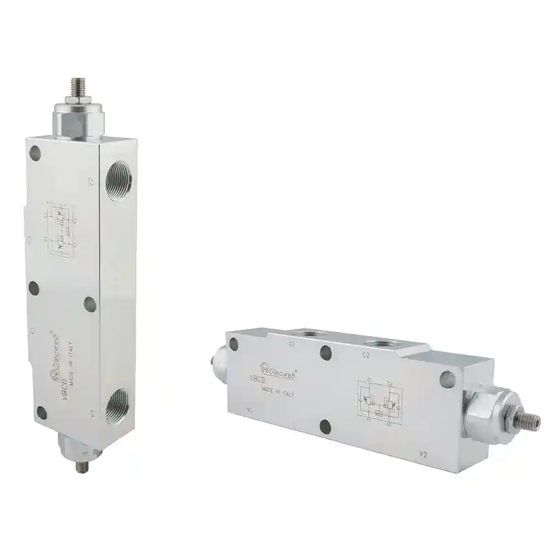Nouvelle Collection Valve de surcharge hydraulique à contrepoids VBCD 3/4" 120l/min 350bar