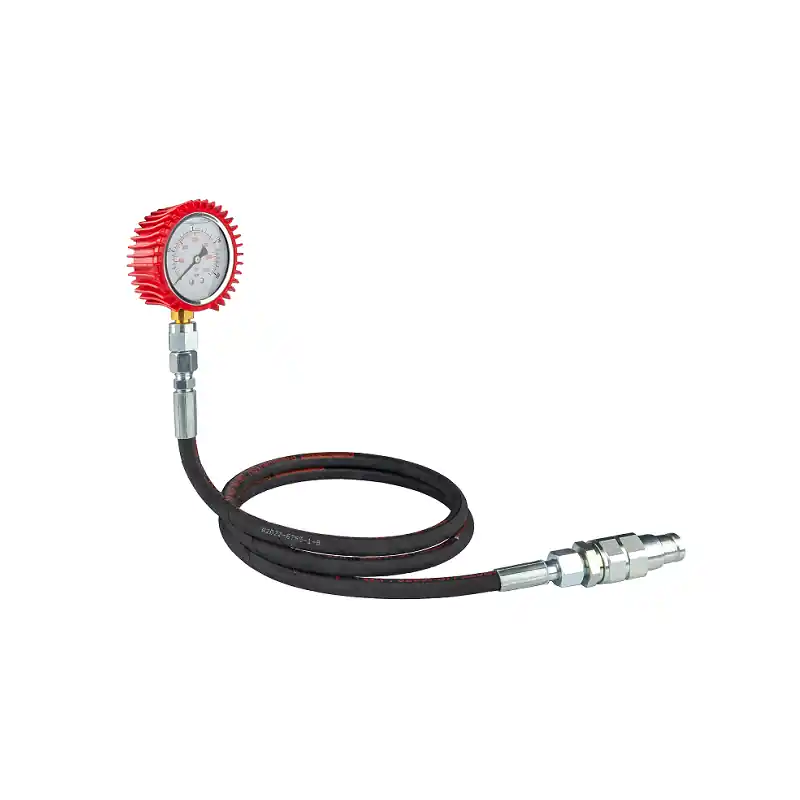 Acheter En Ligne Manomètre à glycérine fi 63mm 0-160Bar + 1500mm câble + raccord mâle plat coupe à sec