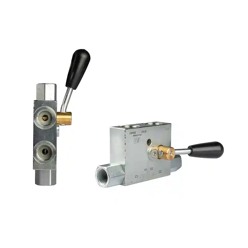 Clapet hydraulique double VBPDE 1/2" L C/RUB. 50l/min 350bar Dernier Modèle