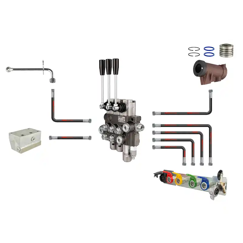 Authentique C-360 C-360-3P kit collecteur externe 3 sections 1 section hydraulique flottante