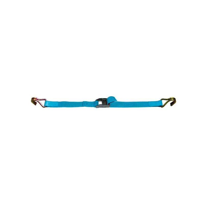 Nouveauté Sangle d&rsquo;arrimage 25 mm – Boucle à came + 2 crochets doubles soudés 1M