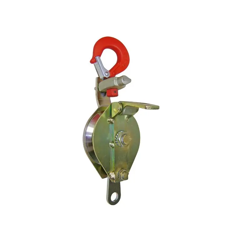 Satisfait Ou Remboursé Poulie ouvrante à câble 1 réa | Réf. 7120 Réa Ø 100 mm CMU 630 Kg