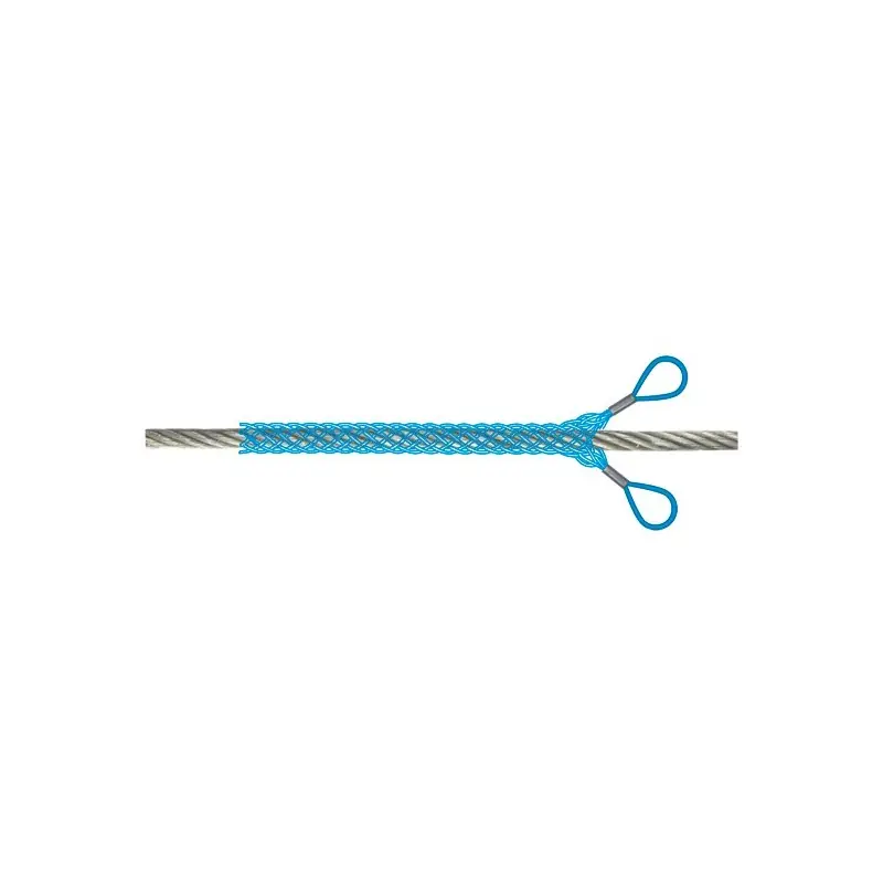 TIRE-CÂBLE  » OUVERT DOUBLE BOUCLE  » – ACIER Galva Diamètre câble (mm) 20 Rupture (kg) 1860 Longueur (mm) 750 Usine Directe