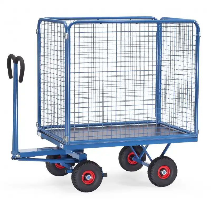 Char a bras 4 ridelles en treillis de H 1.000 mm – 6443L – FETRA Char a bras 4 ridelles en treillis de H 1.000 mm Populaire