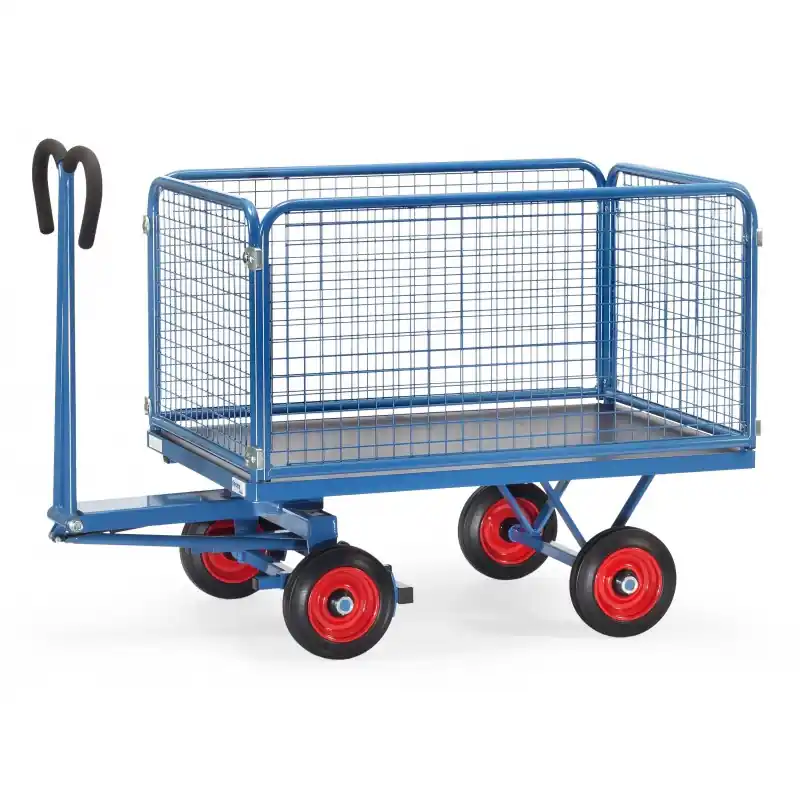 Achat Immédiat Char a bras 4 ridelles en treillis de H 600 mm – 6433V – FETRA Char a bras 4 ridelles en treillis de H 600 mm