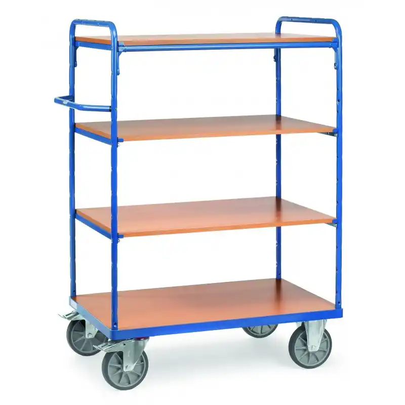 Achat Immédiat Chariot 4 plateaux, 2 ridelles ouvertes – 8201 – FETRA Chariot 4 plateaux. 2 ridelles ouvertes