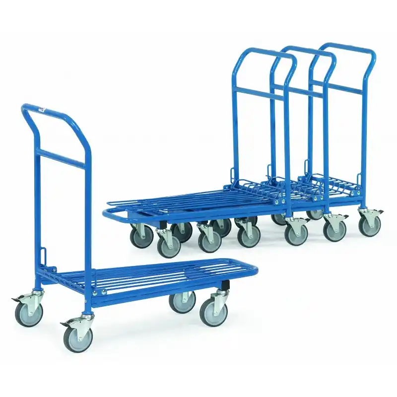Dernière Chance Chariot emboîtable, en treillis métallique – 2966 – FETRA Chariot emboîtable. en treillis métallique