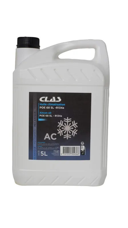 Huile climatisation POE 68 5l -R134a Paiement Sécurisé