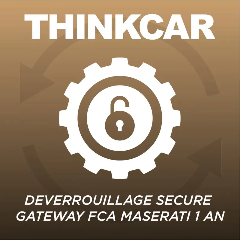 Déverrouillage secure gateway FCA Maserati 1 an Réduction