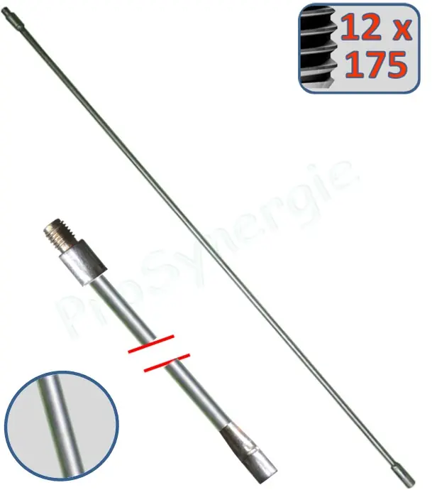 Achetez Aujourd&rsquo;hui Rallonge tige de manuvre longueur 1m pour ramonage et grattage – 12 x 150