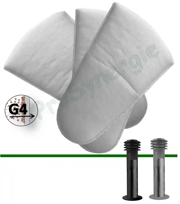 Achat Immédiat Filtre à poche cylindrique type G4 pour borne Élégance de puits géothermique Ø 200 à 919 mm