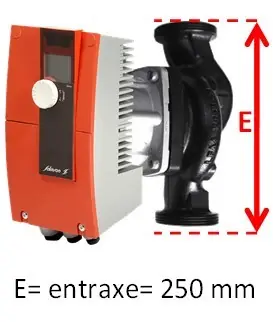 Livraison Express Circulateur Siriux - entraxe 250mm