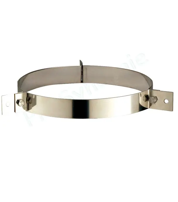 CHI – Bride de hauban inox 316 (3 points de fixation) pour haubanage de conduit de fumée Øext. 200 à 280mm Satisfait Ou Remboursé