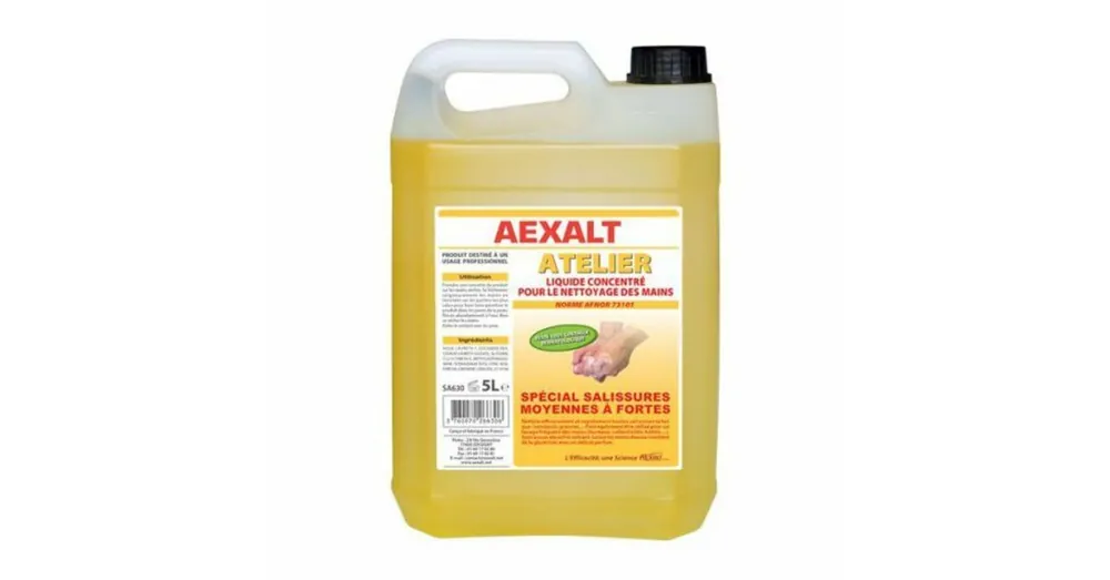Commander Vite Savon liquide concentré 5L spécial salissures fortes AEXALT ATELIER